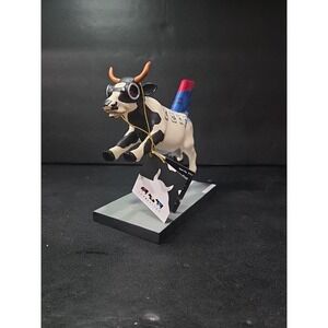 Cow Parade Platinum Moodallion Cow Figurine, Westland Giftware, #7711, No Box